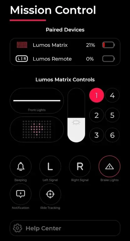 Lumos Helmet Android IOS