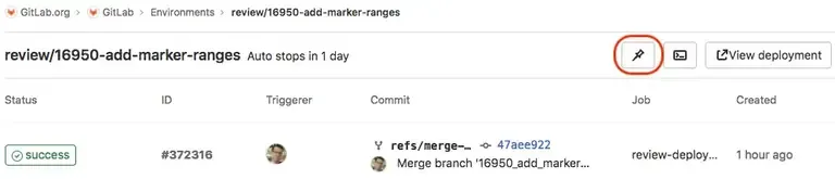 auto stop gitlab environment