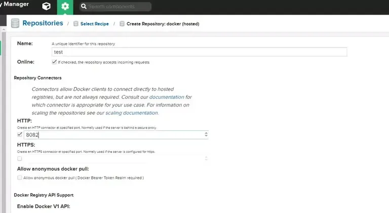 nexus homelab create repository