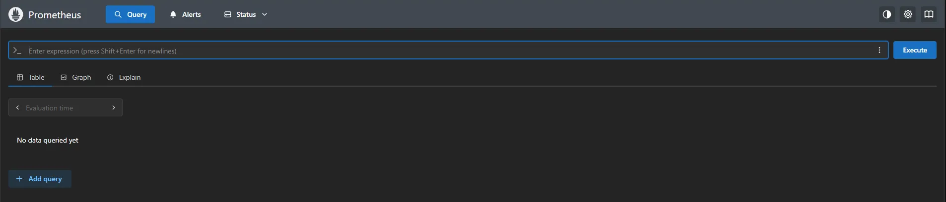 Interface de Prometheus