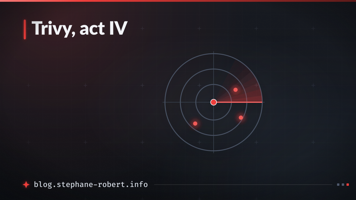 Trivy, act IV