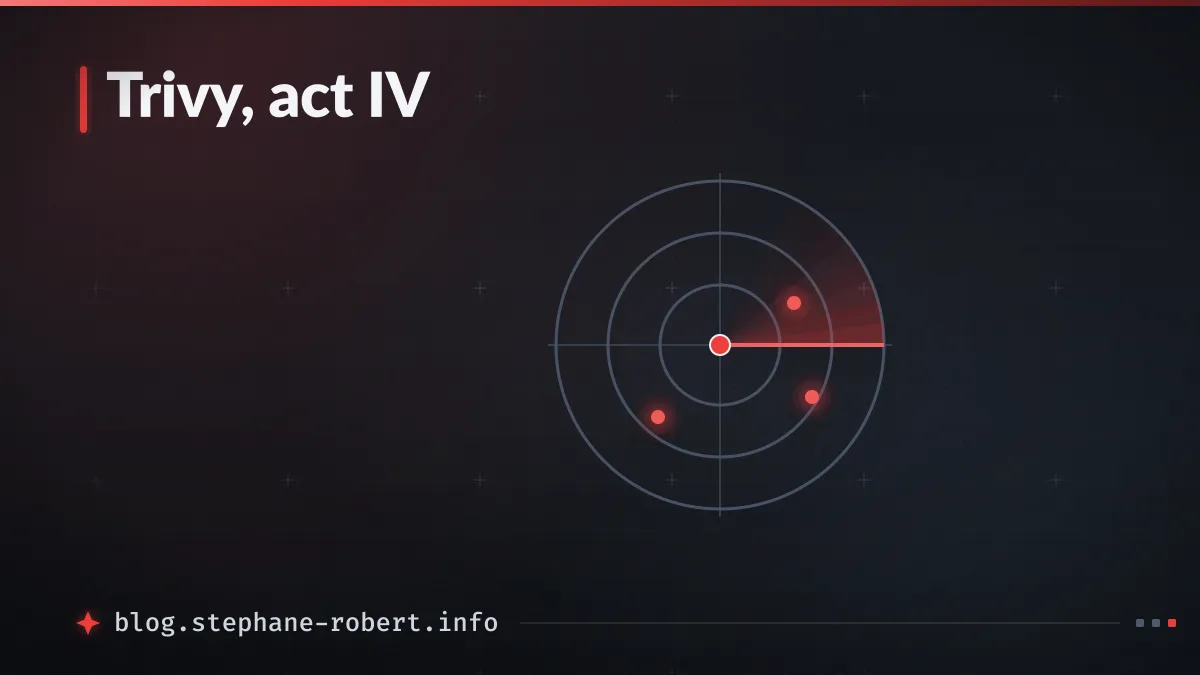 Trivy, act IV