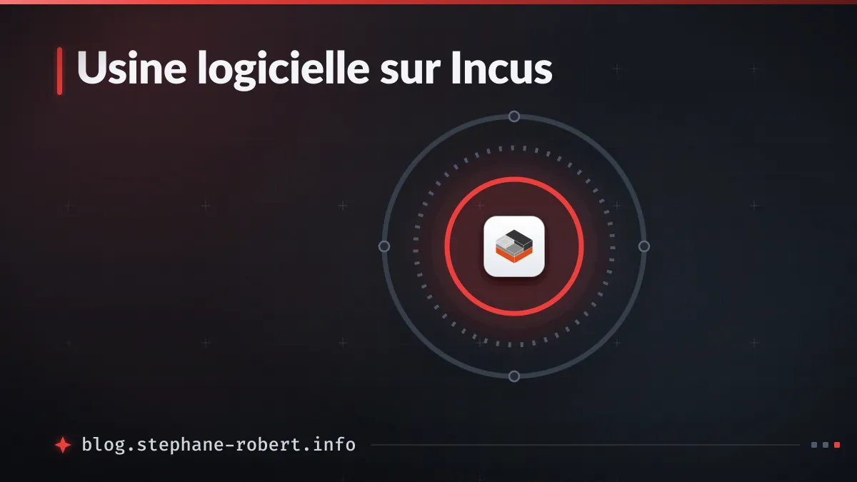 Une usine logicielle en étages isolés posée sur un cloud privé Incus