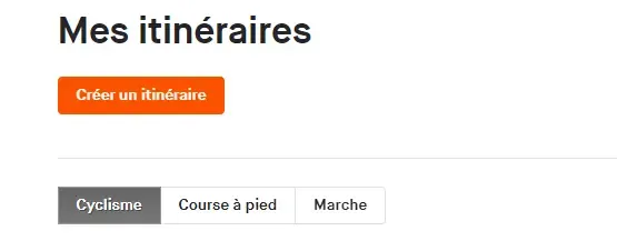 Créer un itinéraire Strava 2