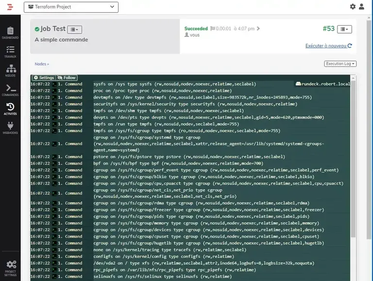 terraform rundeck project