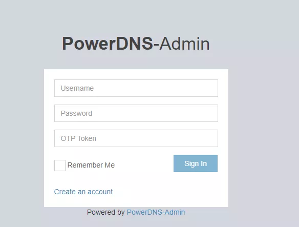 create user powerdns