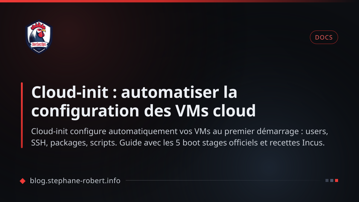 Cloud-init : automatiser la configuration des VMs cloud