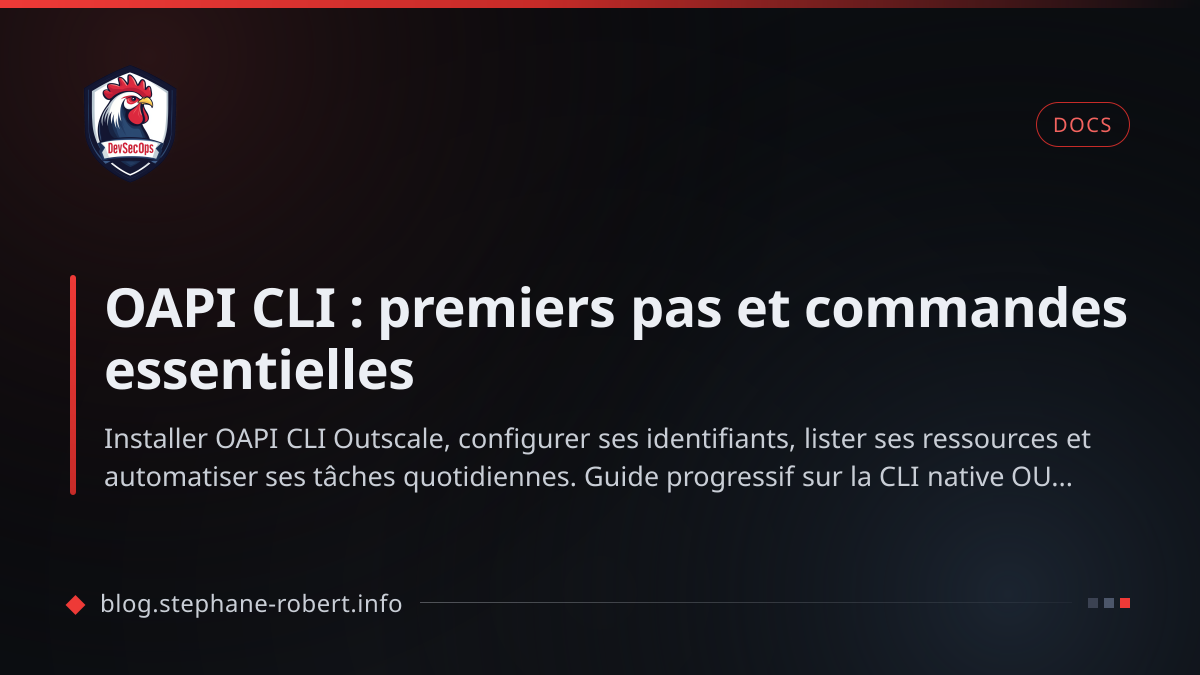 OAPI CLI : premiers pas et commandes essentielles