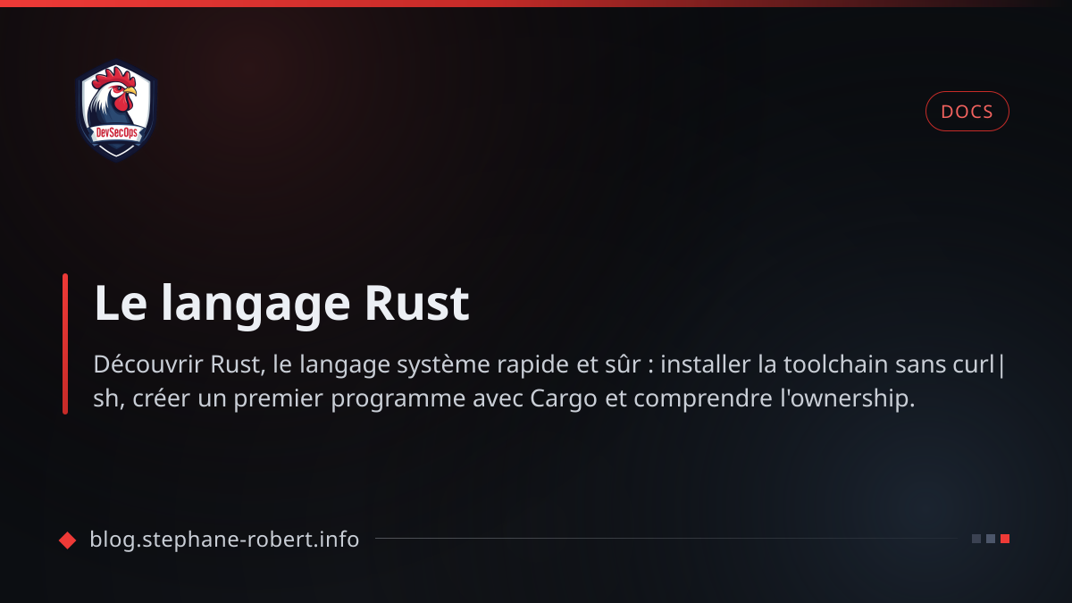 Le langage Rust